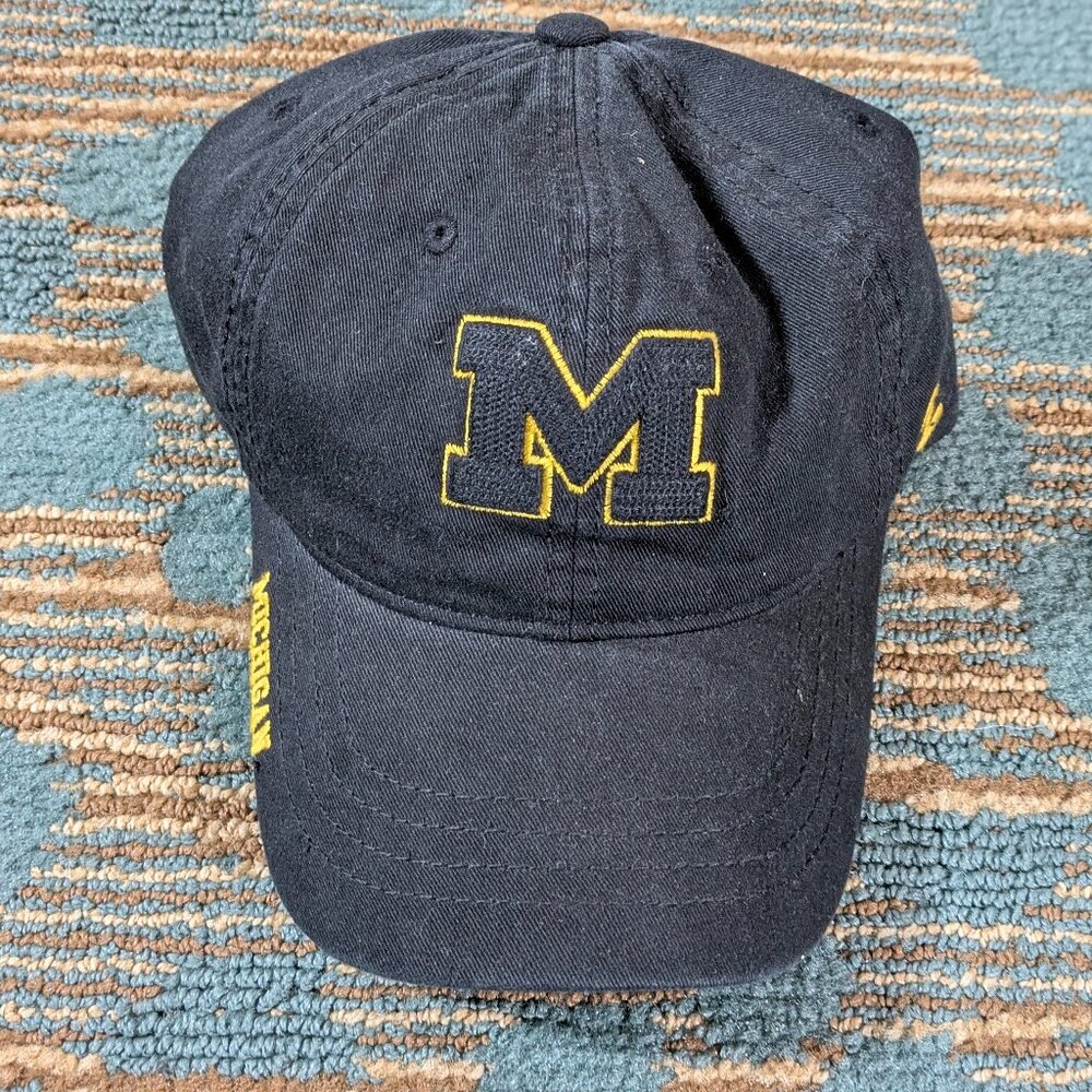 Share Michigan Wolverines Hat Cap strap Adult NCAA Mens Maize Blue Zephyr THE Z